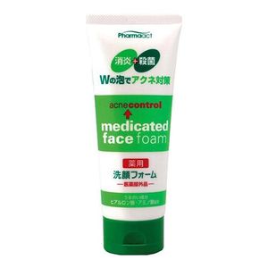 熊野油脂 ファーマアクト 薬用洗顔フォーム 130g