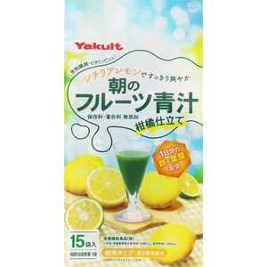 養樂多健康食品 早晨水果青汁柑橘風味 7g×15袋