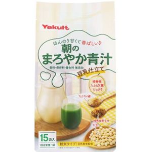 養樂多健康食品 朝之溫和青汁豆乳調製 7g×15包