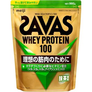 Zabas 乳清蛋白 100 抹茶味 980g