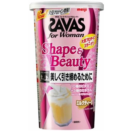 SAVAS Shape & Beauty Milk Tea Flavor 231g