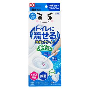 Gekio-kun Flushable Poitto Toilet Cleaner 1 unit + 3 cleaners
