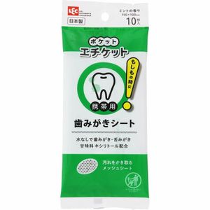 口袋礼仪牙刷片 10 张