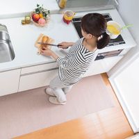 厨房垫 60 x 120 厘米 米色 KF-98