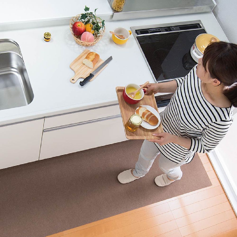 Kitchen Mat 60×120 cm Brown KF-99