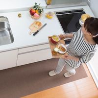 厨房垫 60 x 120 厘米 棕色 KF-99