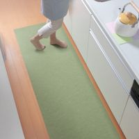 厨房垫 60 x 180 厘米 绿色 KG-01