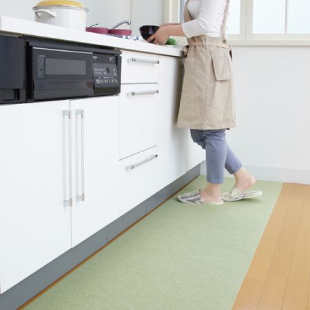 Kitchen mat 60 x 240 cm Green KG-04