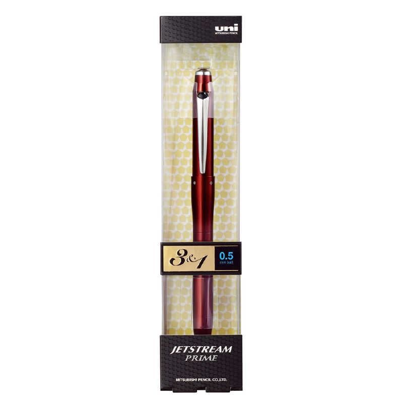 MitsubishiPencil 三菱鉛筆 Jet Stream Prime 3&1 多功能 0.5 mm 深波爾多色