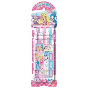 Bandai Kimi to Idol 光之美少女♪ 兒童牙刷 3 件套