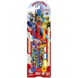 Bandai Number One Sentai Gojuger 兒童牙刷 3 件裝