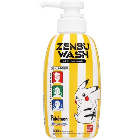 BANDAI ZENBUWASH 宠物小精灵香皂 300毫升