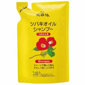 黑原本鋪純山茶花油洗髮精補充裝 380mL