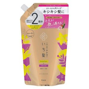 Ichikami 損傷修復和色彩護理洗髮精補充裝 2 次 660 毫升
