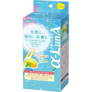 明治 女性保健食品 α-LunA 顆粒 檸檬薄荷口味 4.7g x 7 瓶