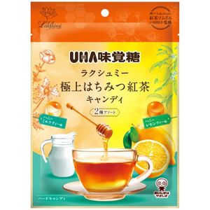 UHA Mikakuto Premium Honey Tea Candy 2-Type Assortment 75g