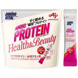 Amino Vital Amino Protein for Women, Strawberry Flavor, 30 Pieces