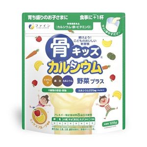 Fine Bone Kids Calcium Vegetable Plus Mixed Fruit Flavor 128g