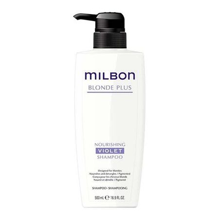 ミルボン ブロンドプラス ナリッシング バイオレット シャンプー ポンプ 500mL