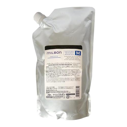Milbon Smoothing Treatment M [中發（適合一般頭髮）] 補充裝 1000g