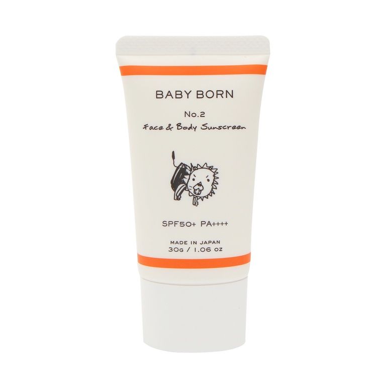 BABYBORN Face&BodySunscreen 아기에도 사용할 수 있는 자외선 차단제