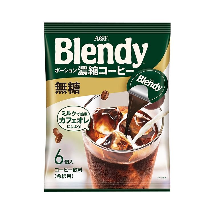Ajinomoto AGF blended potion concentrated coffee unsweetened 6 pieces