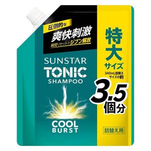 Sunstar Tonic Shampoo COOL BURST Refill