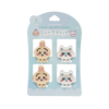 SHOBIDO ちいかわ ミニヘアクリップ4P うさぎ＆モモンガ