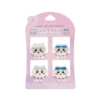 SHOBIDO ちいかわ ミニヘアクリップ4P ちいかわ＆ハチワレ
