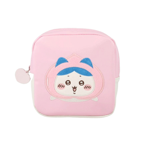 SHOBIDO Chiikawa Peach Series Square Pouch, Hachiware