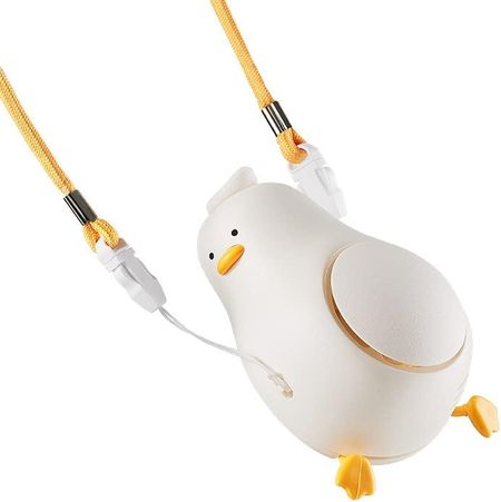 Duck-shaped portable fan, neck fan