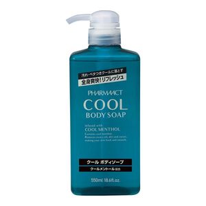 熊野油脂 ファーマアクト クールボディソープ 本体550ml