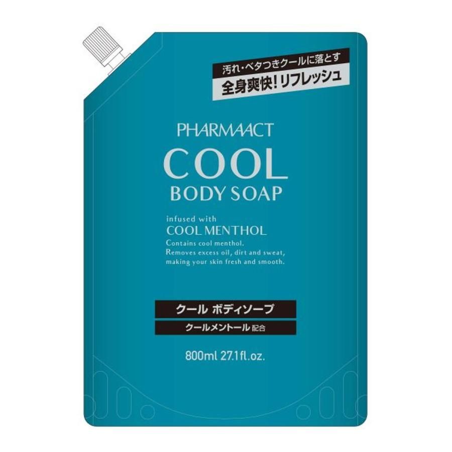 熊野油 Pharmaact 清凉沐浴露 补充装 800ml