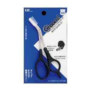 Kai Groom! DX Eyebrow Scissors with Comb (1 piece)