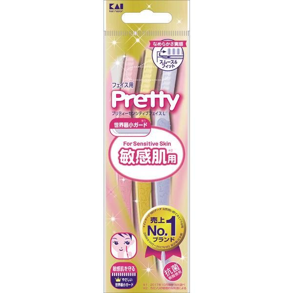 Kai Corporation Pretty Sensitive Skin Face Large 3 Bottles