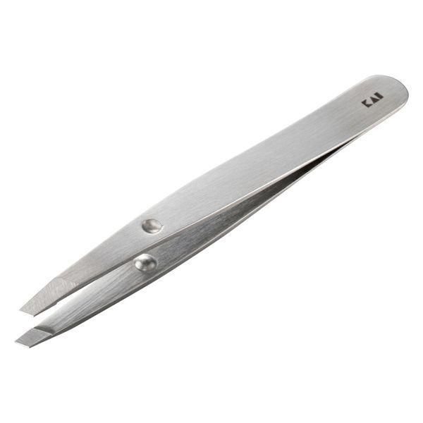 Kai Tweezers with a firm grip (silver)