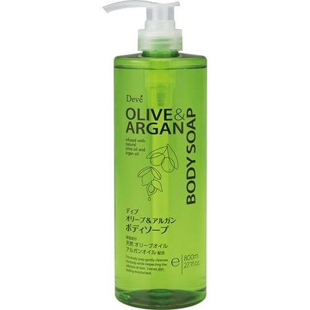 熊野油橄榄摩洛哥坚果沐浴皂 800ml