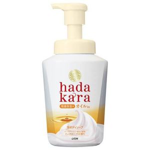 hadakara ボディソープ 泡で出てくるオイルインタイプ ローズガーデンの香り本体 530ml
