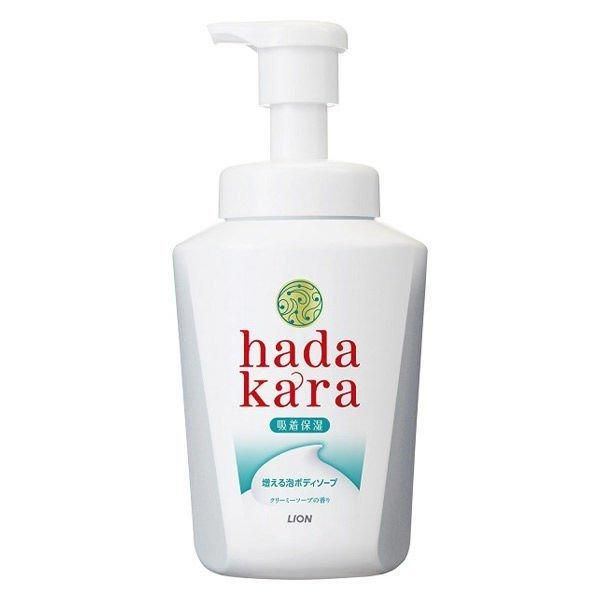 hadakara 泡で出てくるタイプ クリーミーソープの香り 本体 550ml