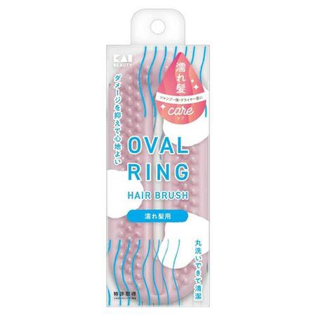 Kai Oval Ring Hair Brush for Wet Hair