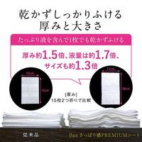 ライオン Banさっぱり感PREMIUMシートパウダーinタイプクリーンソープの香り 30枚