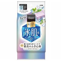 Lion Ban Refreshing Premium Sheet Cool Type Natural Soap Scent 30 Sheets