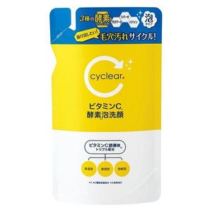 Kumano Oils Cyclear Vitamin C Enzyme Foam Facial Cleanser Refill 250ml