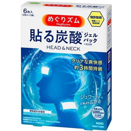 美舒律megrhythm碳酸凝胶敷头颈 6 片装