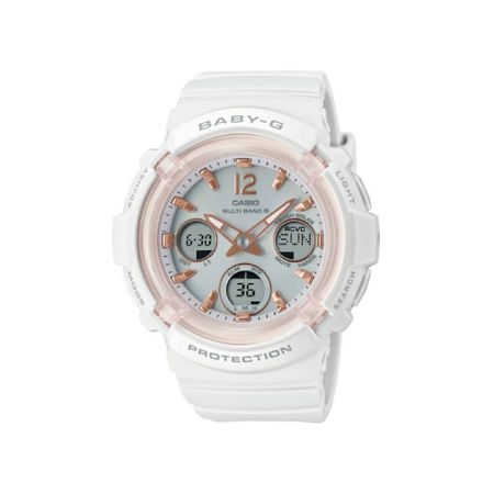 CASIO カシオ ソーラー電波腕時計 BABY-G ホワイト BGA-2800-7AJF