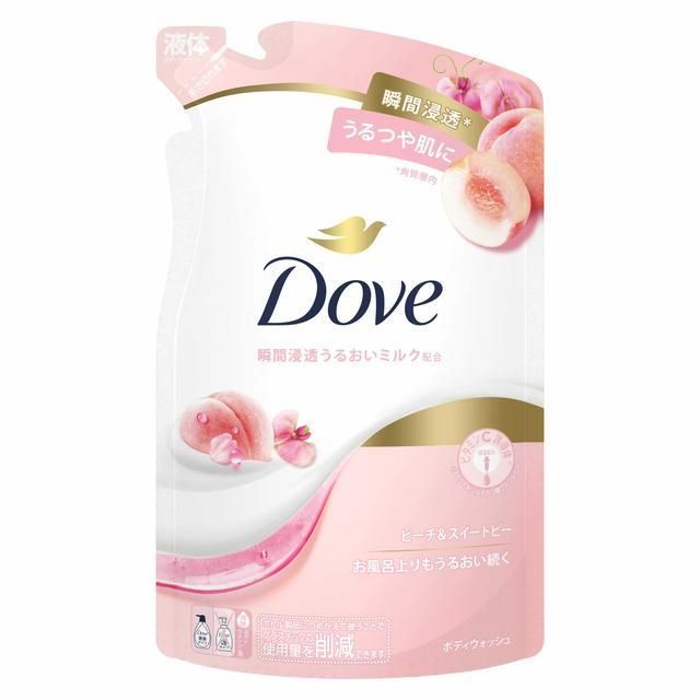 unileverDOVE/多芬桃子甜豌豆沐浴露補充裝