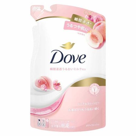 unilever Dove Body Wash Peach & Sweet Pea Refill
