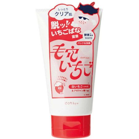 コスメテックスローランド dotbye 毛穴いちご洗顔 ホワイト とろける甘いいちごの香り