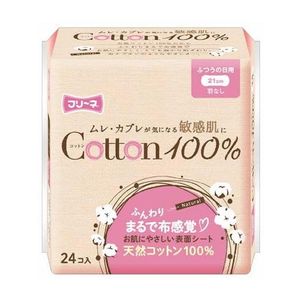 다이 Daiichi Eizai 프리네 코튼 100% 보통의 일용 날개 없음 24장