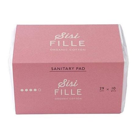 Panoco Trading sisiFILLE 卫生巾 29cm 适用于月经量大的日子 10 片
